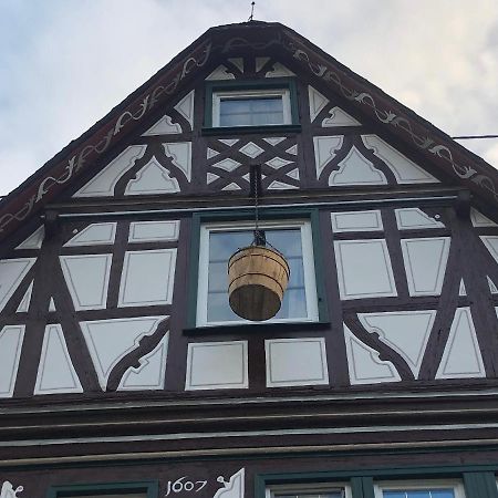 Schoene Ferienwohnung Burgruine Fachwerkhaus 바하라흐 외부 사진